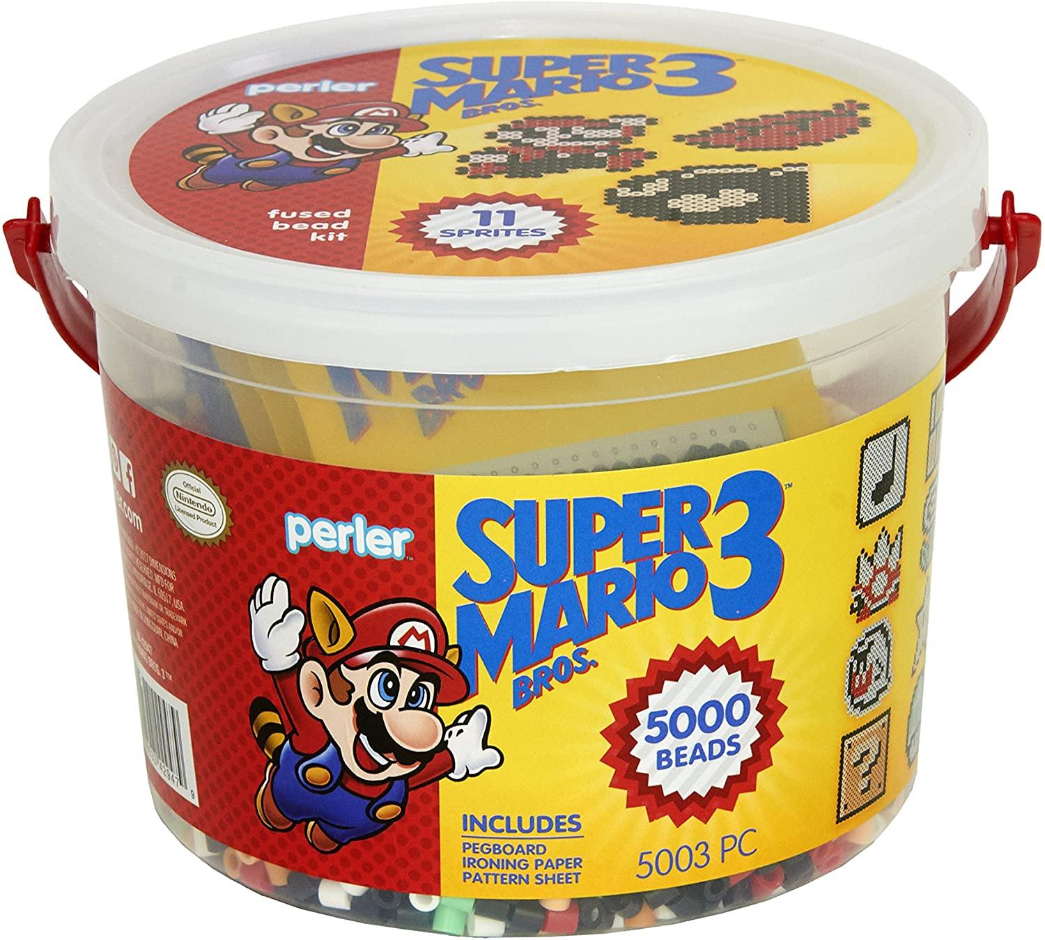 5003-Piece Super Mario 3 Perler Craft Bead Bucket Activity Kit for $9.95