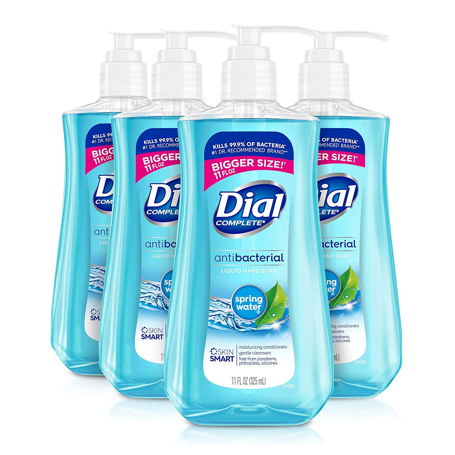 4 Dial Spring Water Antibacterial Liquid Hand Soap for $5.60 Shipped