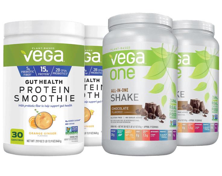 4 Vega One Gut Health Protein Smoothie for $34 Shipped
