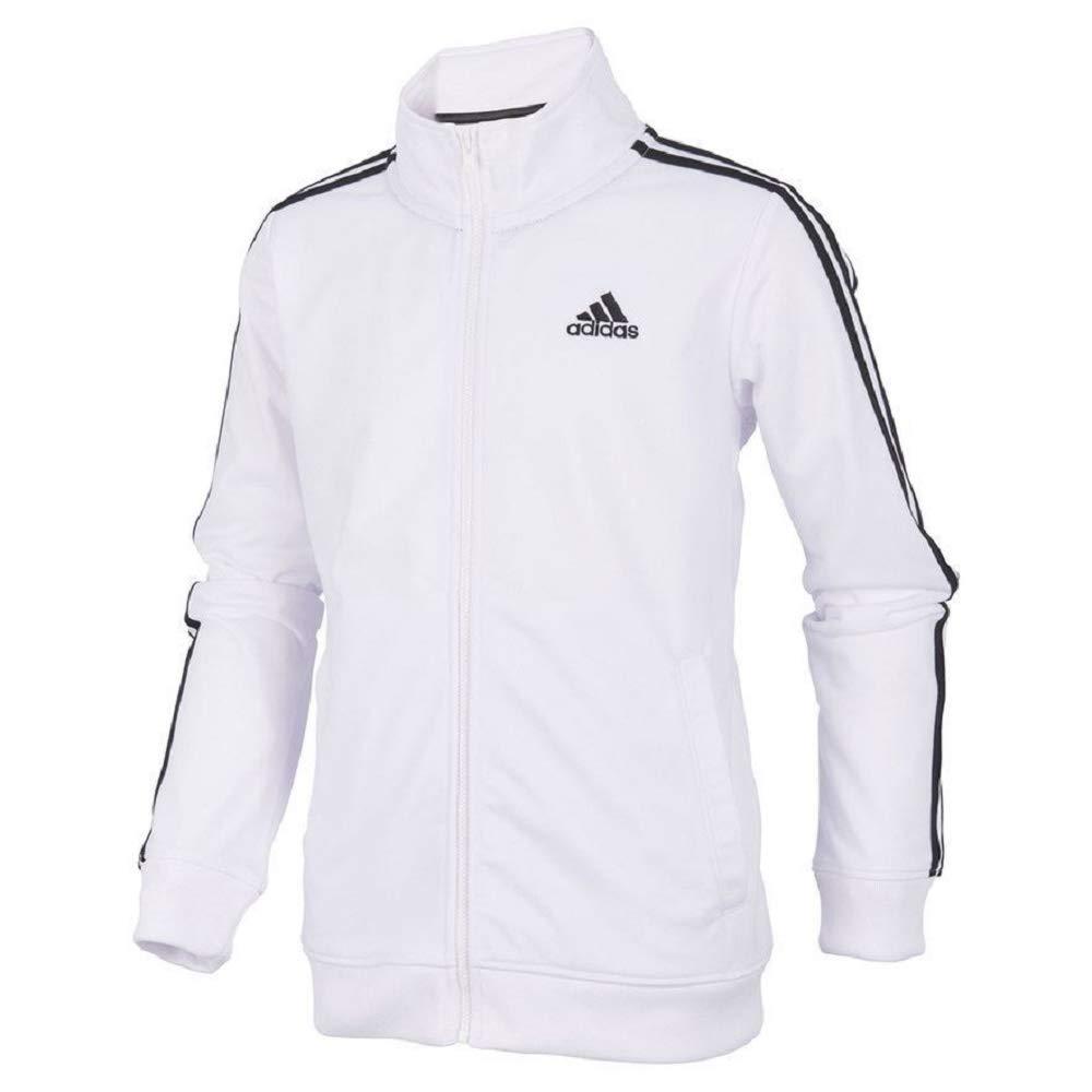 adidas Boys Medium Zip Front Iconic Tricot Jacket for $15.75