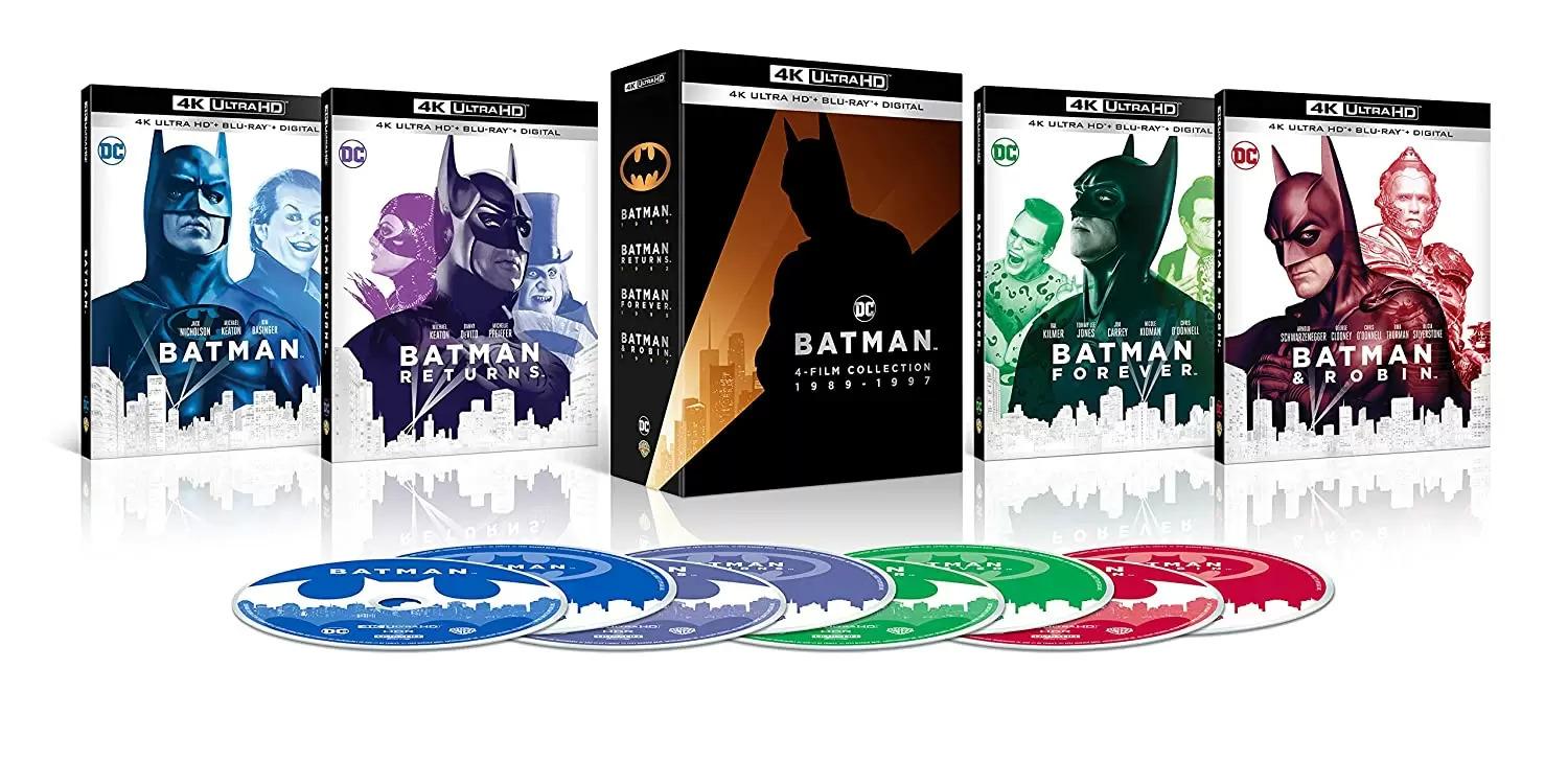 Batman 4K Film Collection 4K Blu-ray for $49.99 Shipped