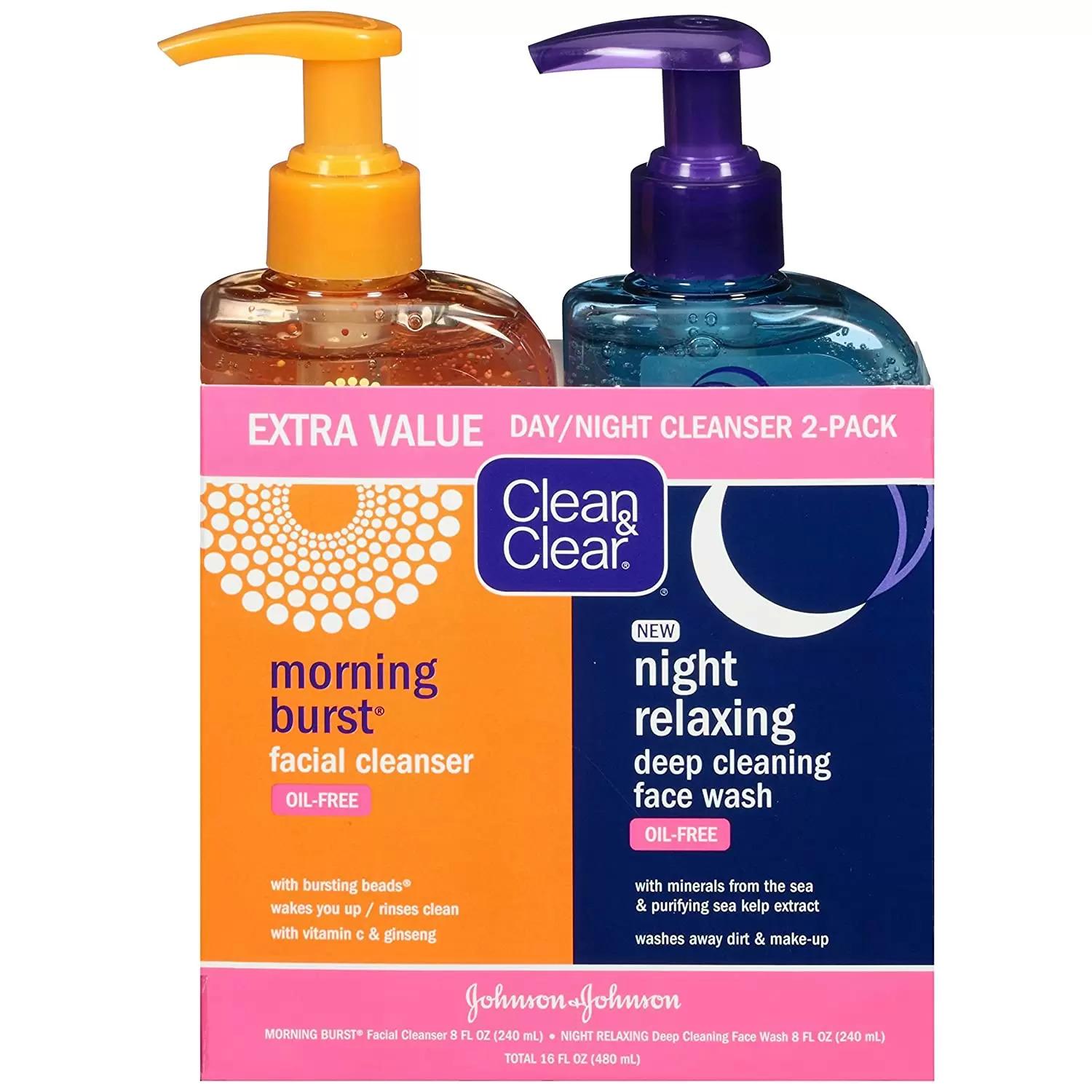 2 Clean and Clear Day and Night Face Cleanser for $6.29 Shipped