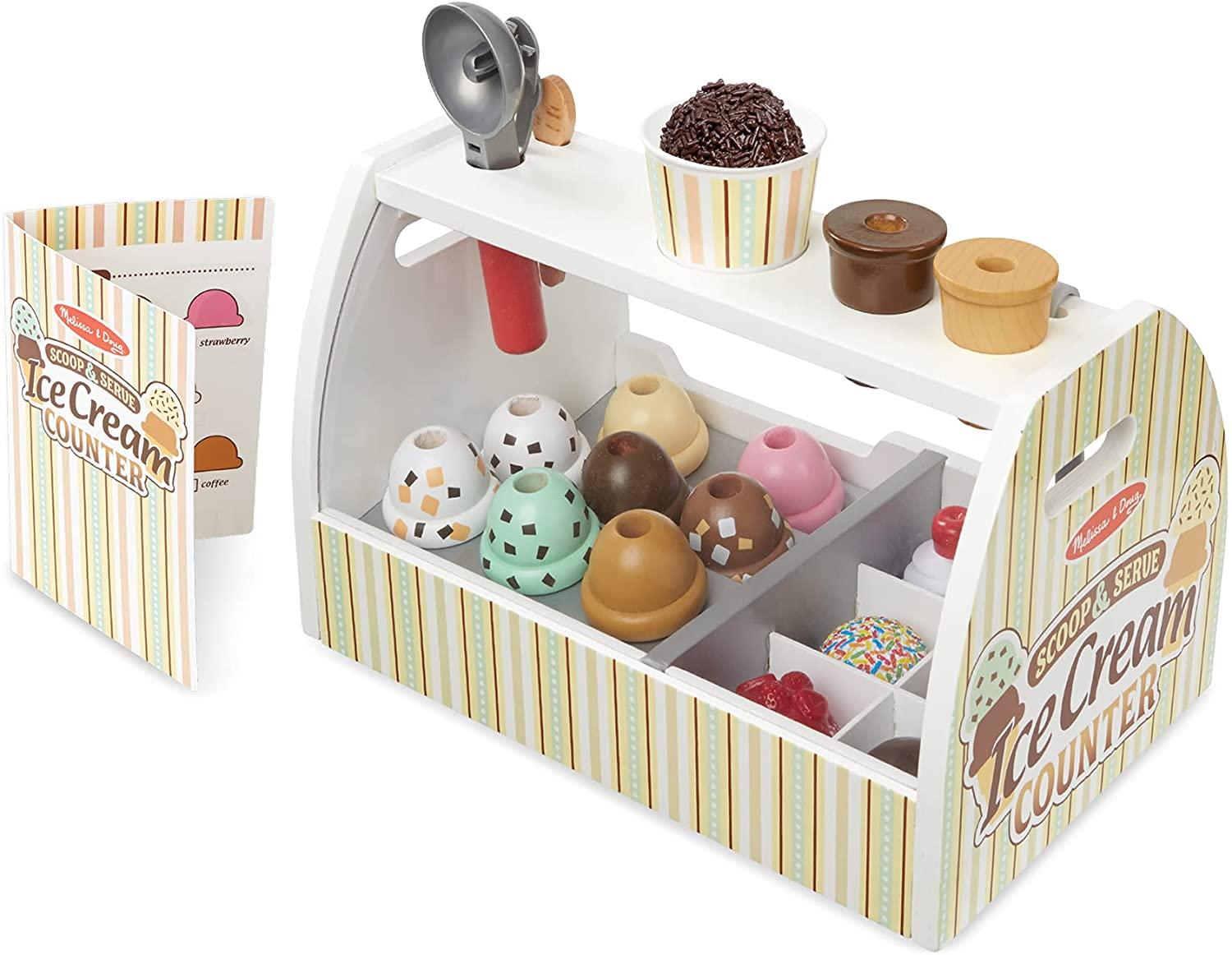 Melissa and Doug Wooden Scoop and Serve Ice Cream Counter for $27.09 Shipped