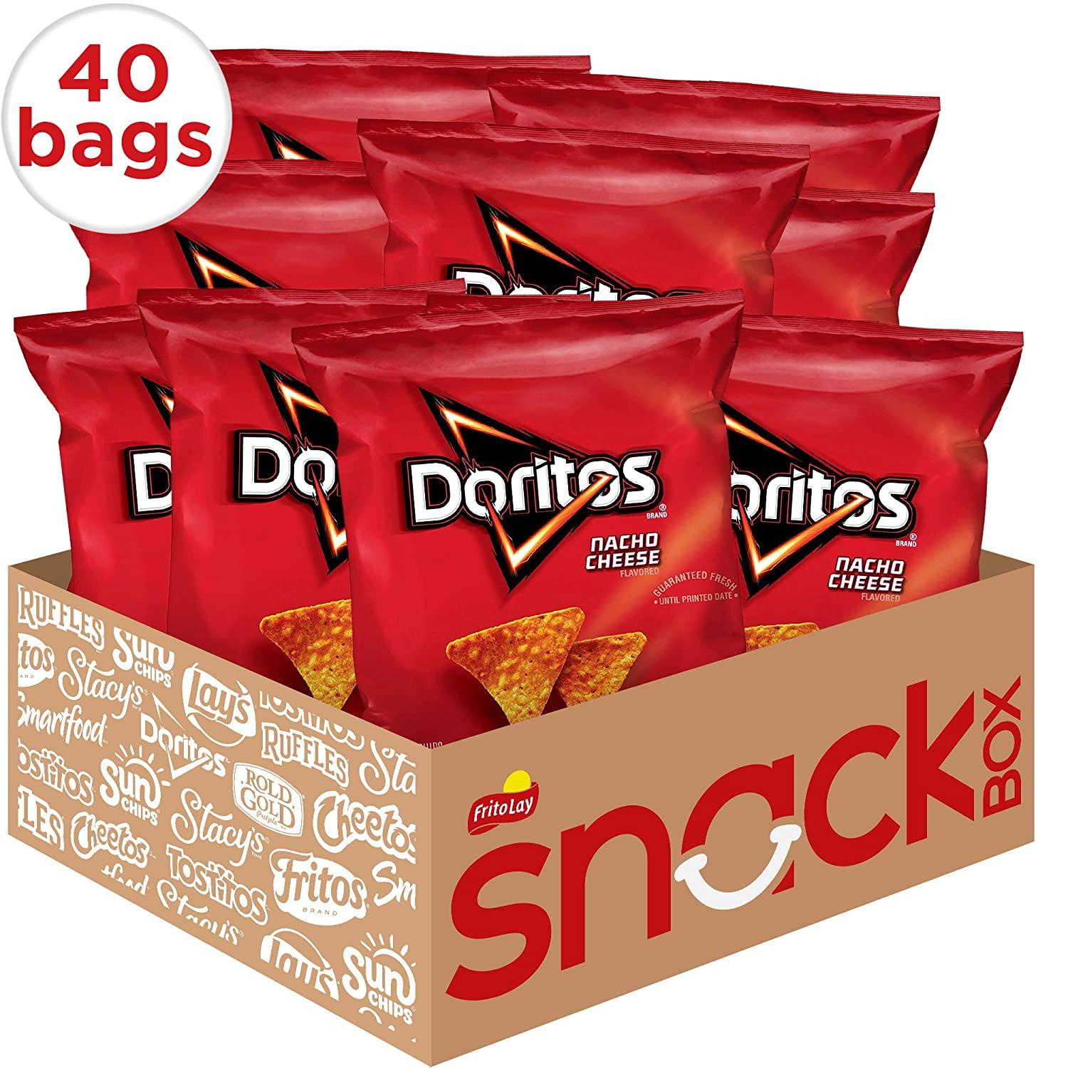 40 Doritos Nacho Cheese Tortilla Chips for $11.38 Shipped