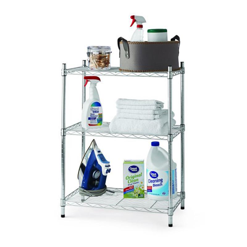 Hyper Tough 3 Tier Stackable Wire Shelving Unit for $22.48