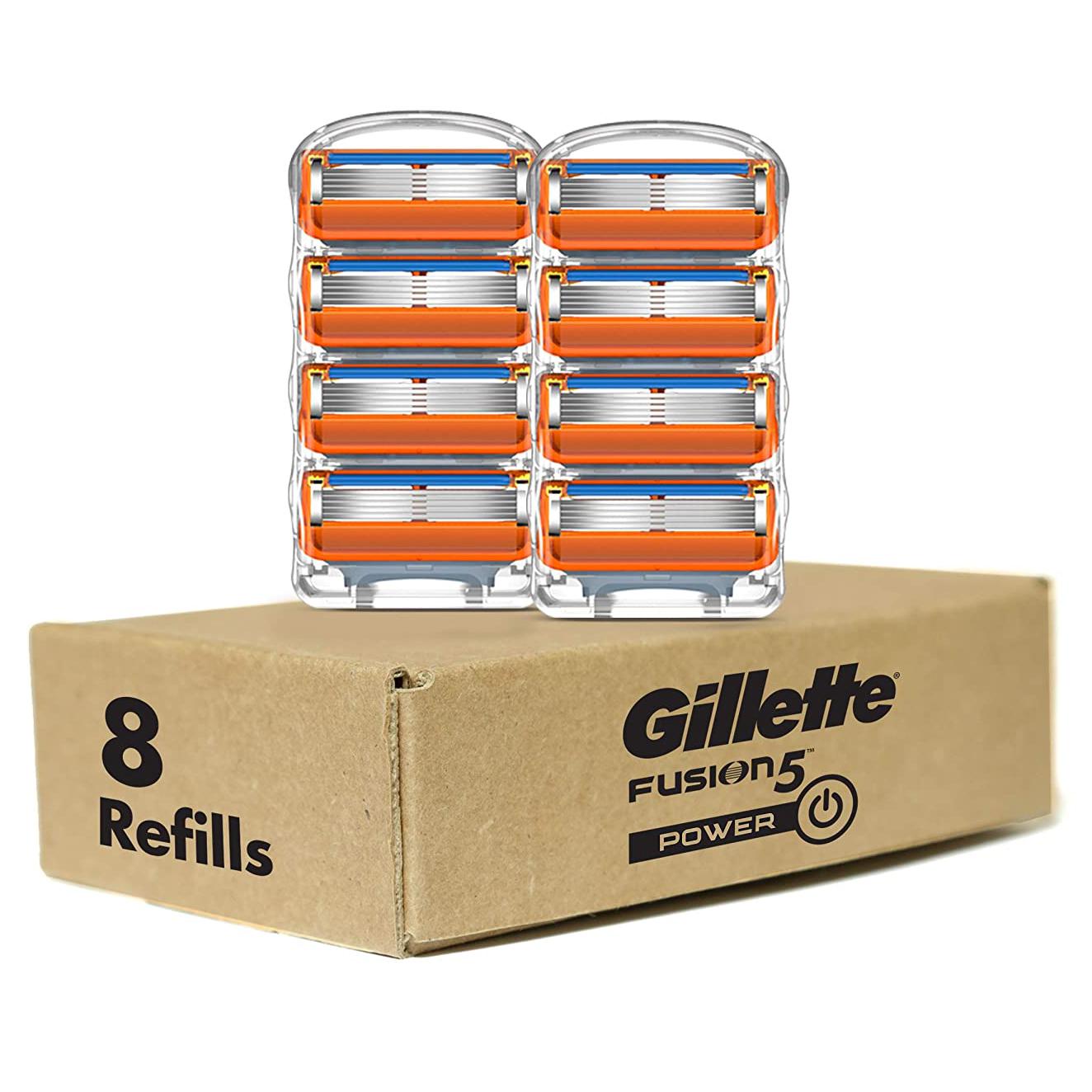 8 Gillette Fusion Power Mens Razor Cartridge for $15.92 Shipped