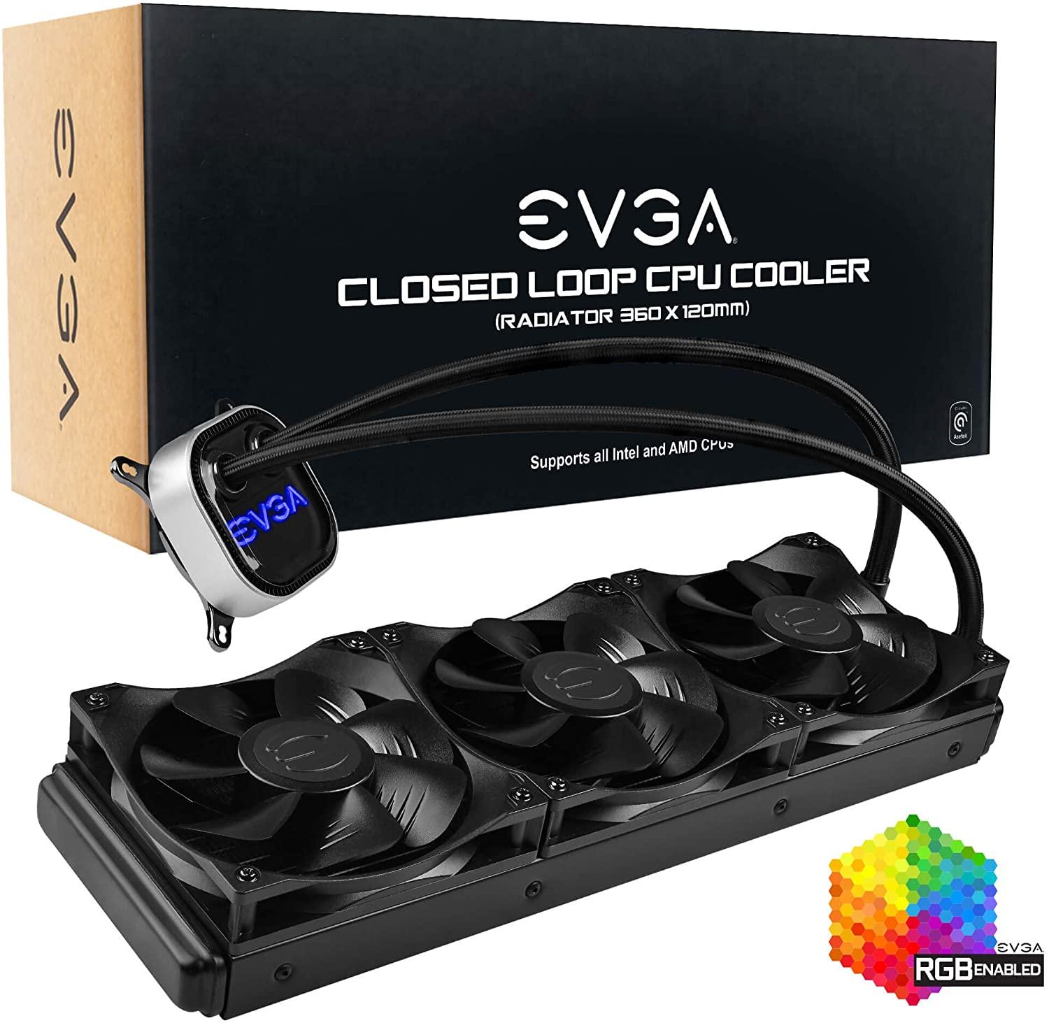 EVGA CLC 360mm Liquid RGB LED CPU Cooler for $99.99 Shipped