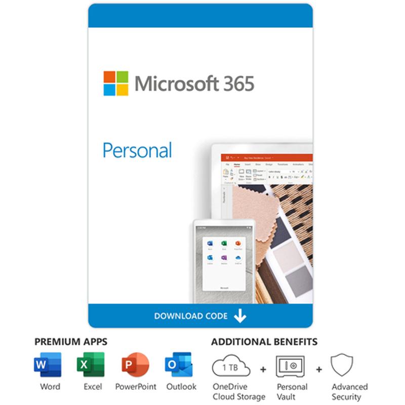15 Month Microsoft 365 Personal Subscription with Corel PaintShop for $49 Shipped