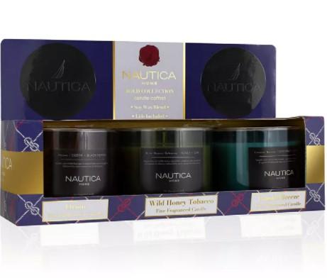 Nautica 3-Piece Bold Candle Gift Set for $25 Shipped