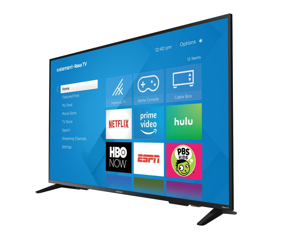65in Element Frameless 4K UHD Roku Smart TV for $299.99 Shipped