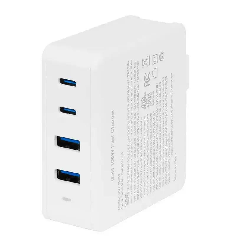 Monoprice 100W 4-Port USB-C GaN Fast Wall Charger for $21.68 Shipped