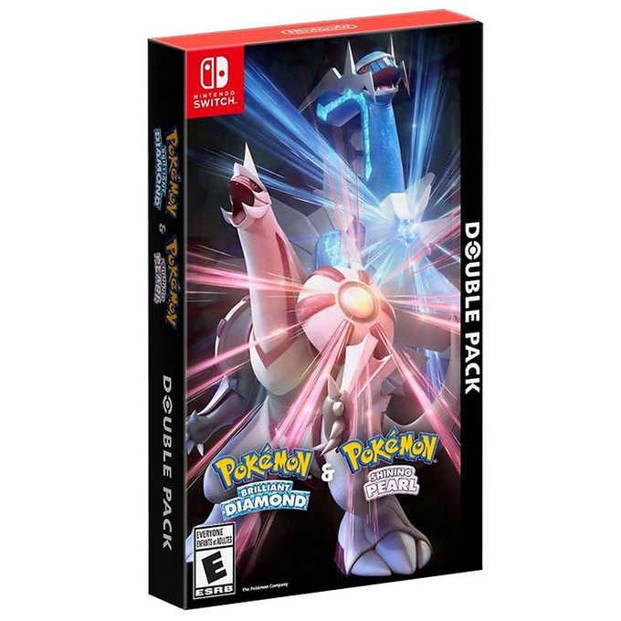 Pokemon Brilliant Diamond and Shining Pearl Double Pack Switch for $101.98 Shipped