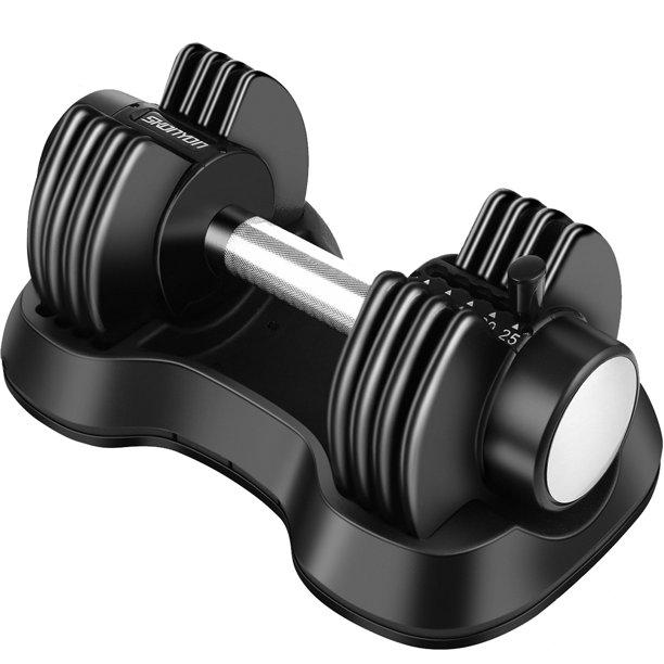 Skonyon 25lbs Adjustable Dumbbell Barbell Weight for $75.98 Shipped
