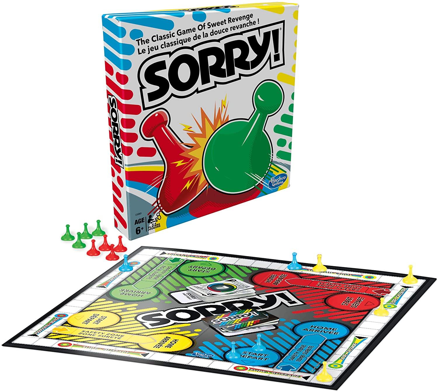 Hasbro Gaming Sorry! Family Board Game for $5