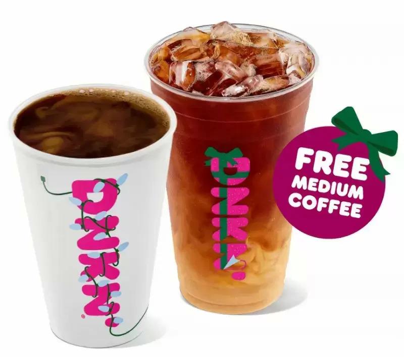Free Coffee at Dunkin Donuts Every Monday