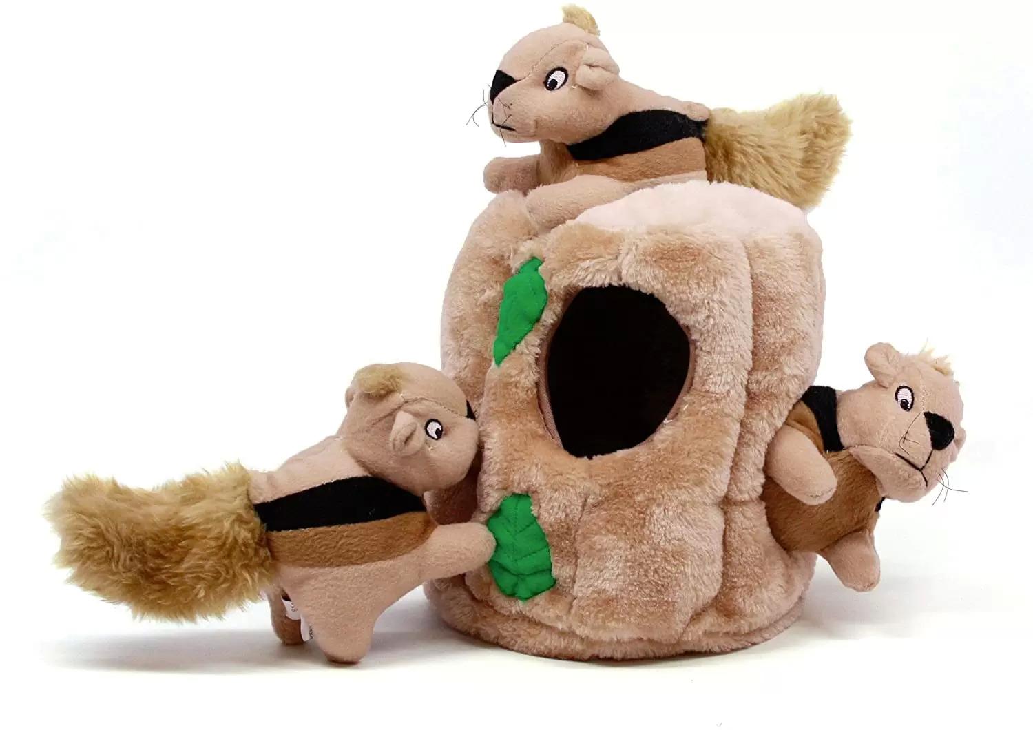 Outward Hound Hide-A-Squirrel Squeaky Puzzle Plush Dog Toy for $5.10 Shipped