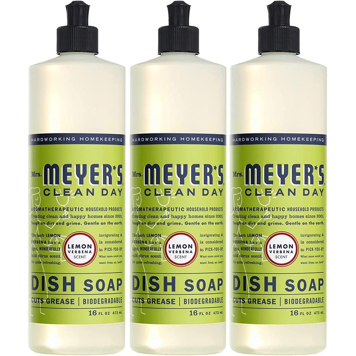 3 Mrs Meyers Clean Day Dishwashing Liquid Soap for $6.99 Shipped