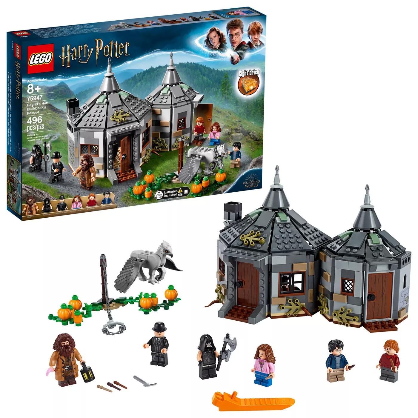 496-Piece LEGO Harry Potter Hagrids Hut for $29.99 Shipped