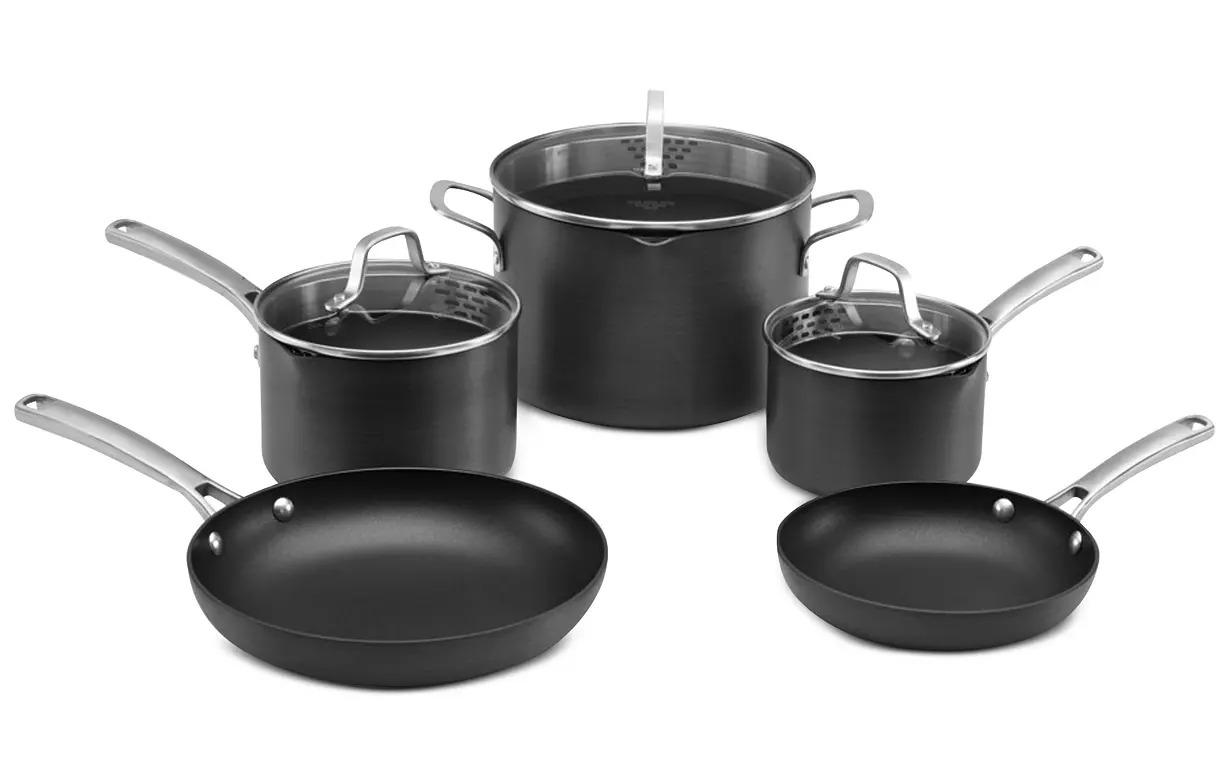 8-Piece Calphalon Classic Hard-Anodized Nonstick Cookware Set for $89.99 Shipped