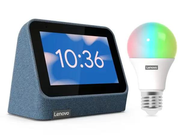 Lenovo Smart Clock 2 + Lenovo Smart Color Bulb with $24.88