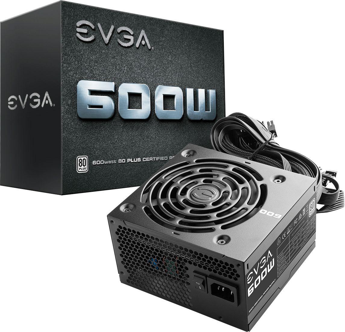 EVGA 600W 80+ Certified ATX Power Supply for $34.99