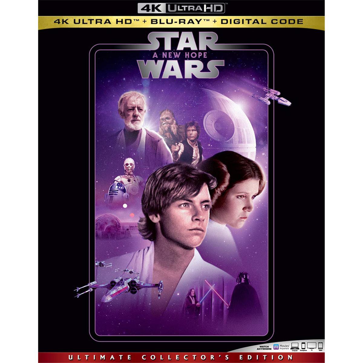 Star Wars 4K UHD Blu-rays for $12.99
