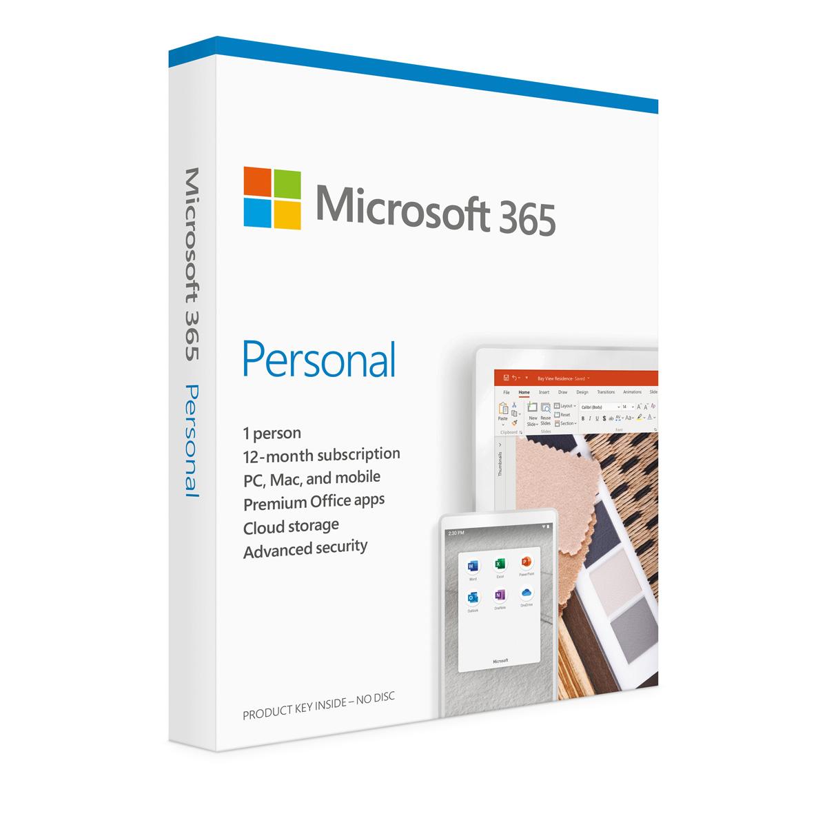 12-Month Microsoft 365 Personal Subscription for $36.99 Shipped