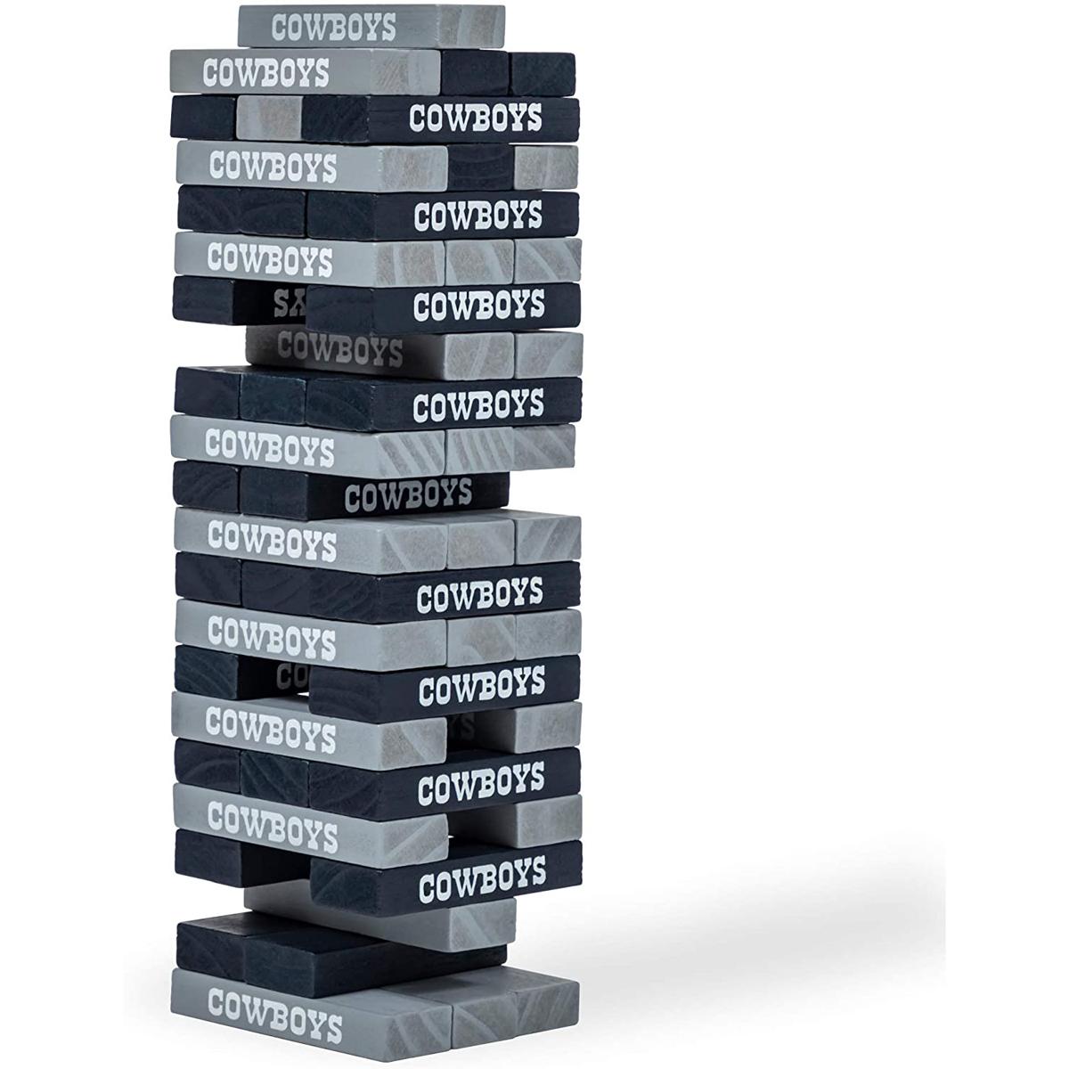 NFL Pro Football Tabletop Stackers Jenga Block Game for $14.39