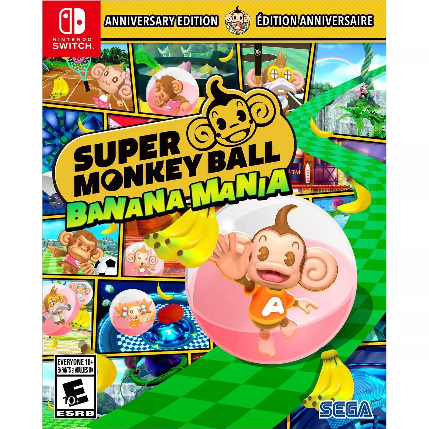 Super Monkey Ball Banana Mania Anniversary Launch Edition Switch for $19.99