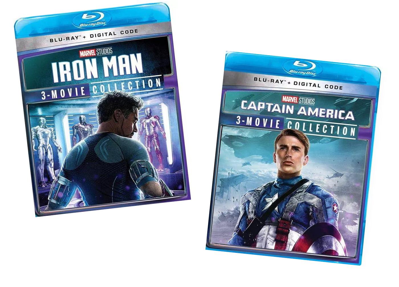 Iron Man Thor Captain America 9 Movie Blu-Ray Collection for $46 Shipped