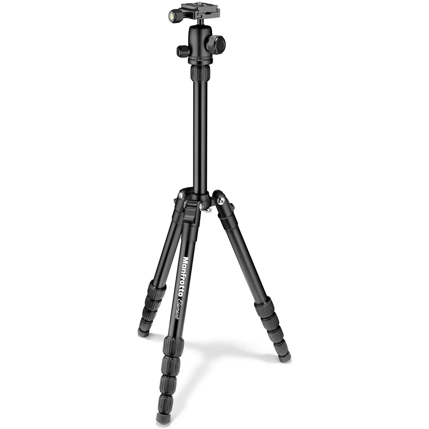 56.3in Manfrotto Element Traveller Aluminum 5-Section Tripod Kit for $62.50 Shipped