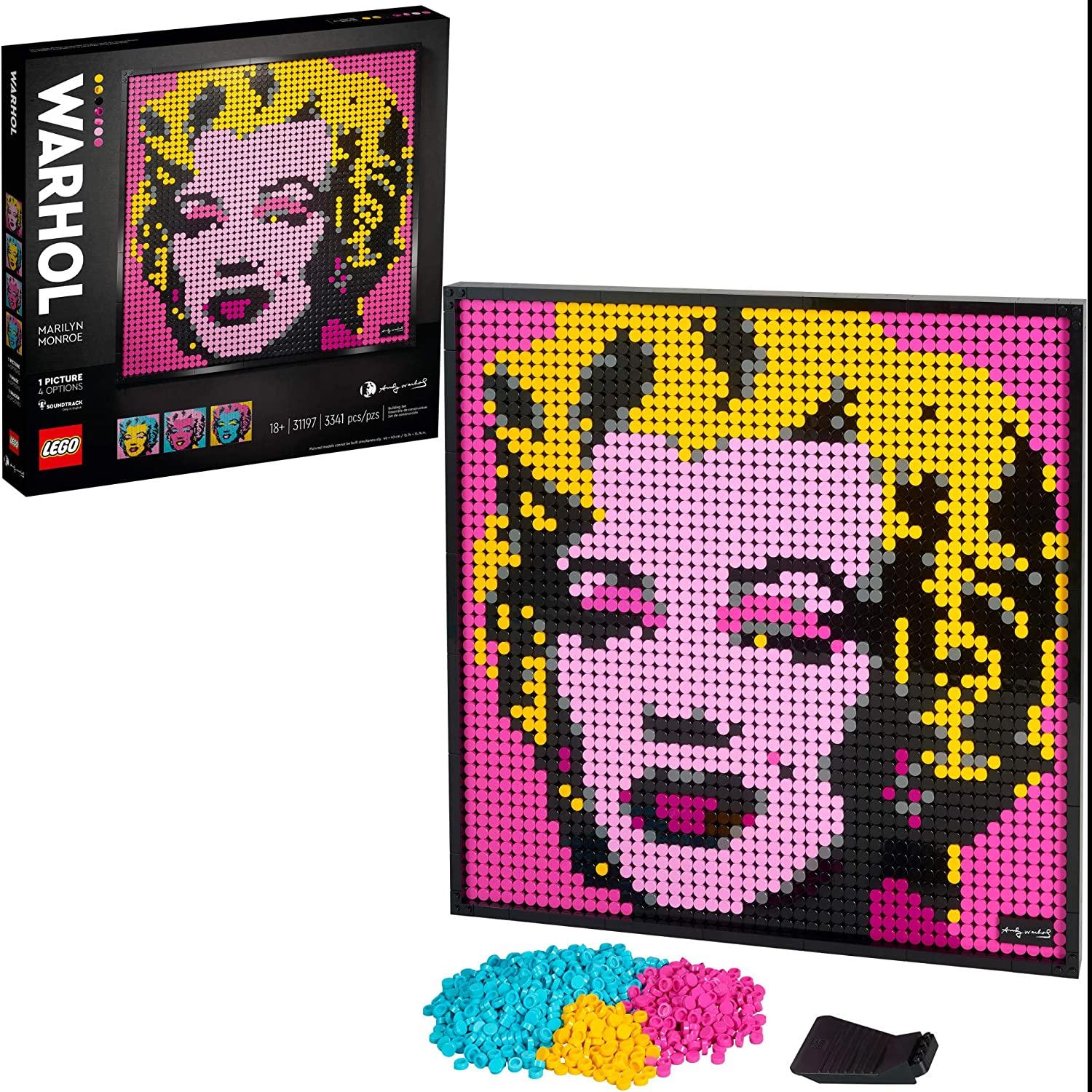 3341-Piece Lego Art Andy Warhols Marilyn Monroe Building Kit for $71.99 Shipped