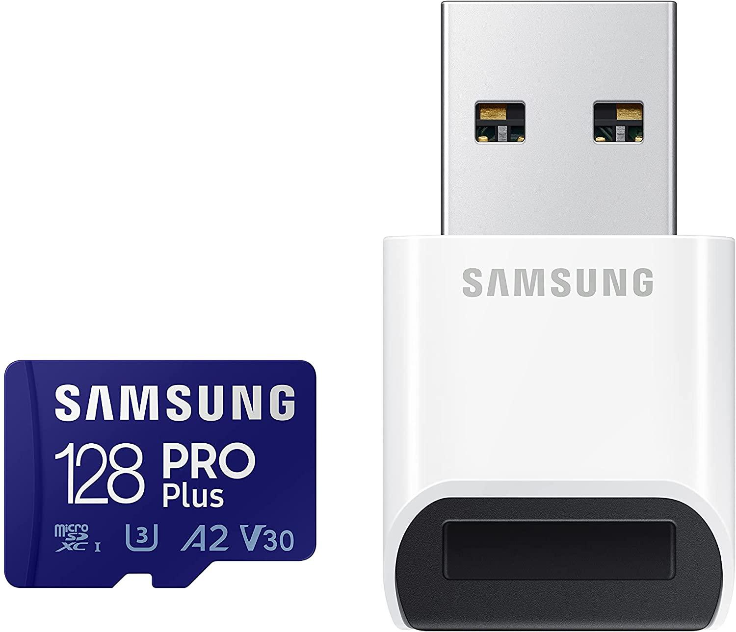 128GB Samsung Pro Plus microSDXC Memory Card for $27.99 Shipped
