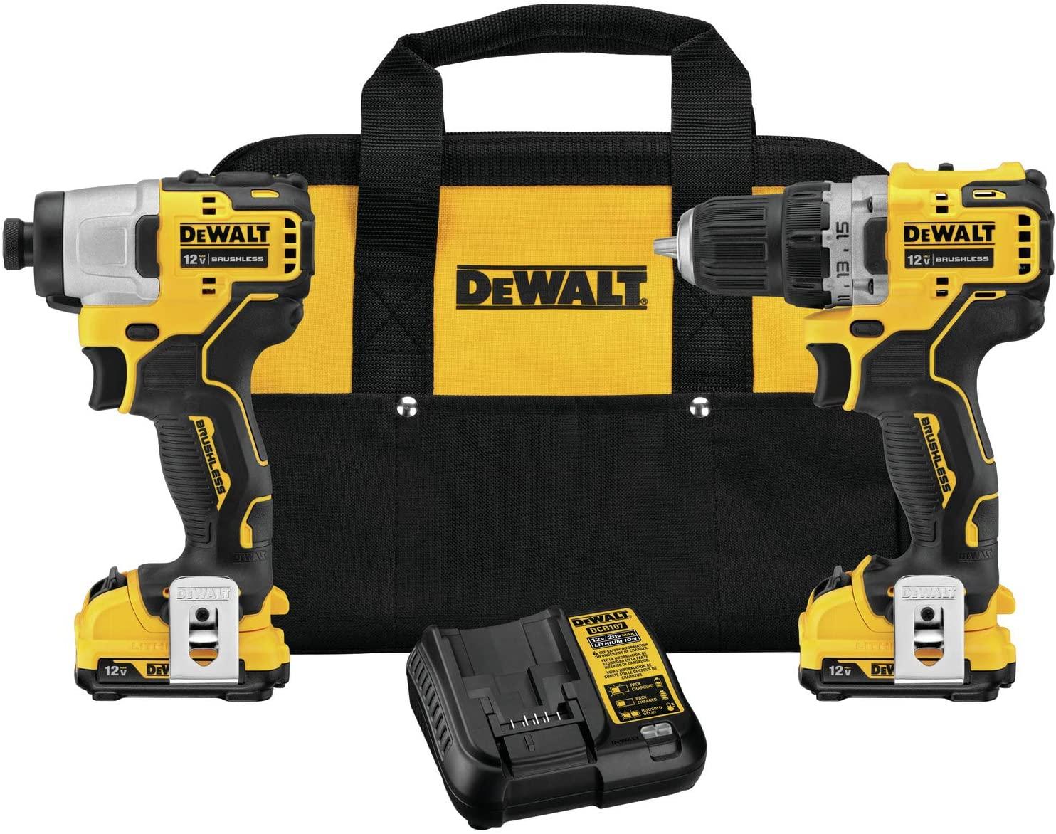 DeWALT Xtreme 2-Tool 12-Volt Max Brushless Combo Kit for $129 Shipped