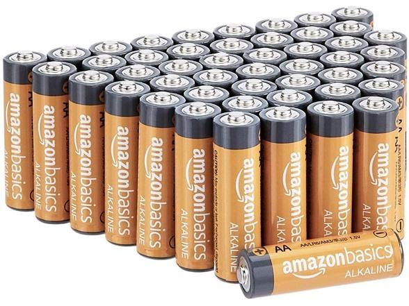 48 AmazonBasics AA Alkaline Batteries for $8.99 Shipped