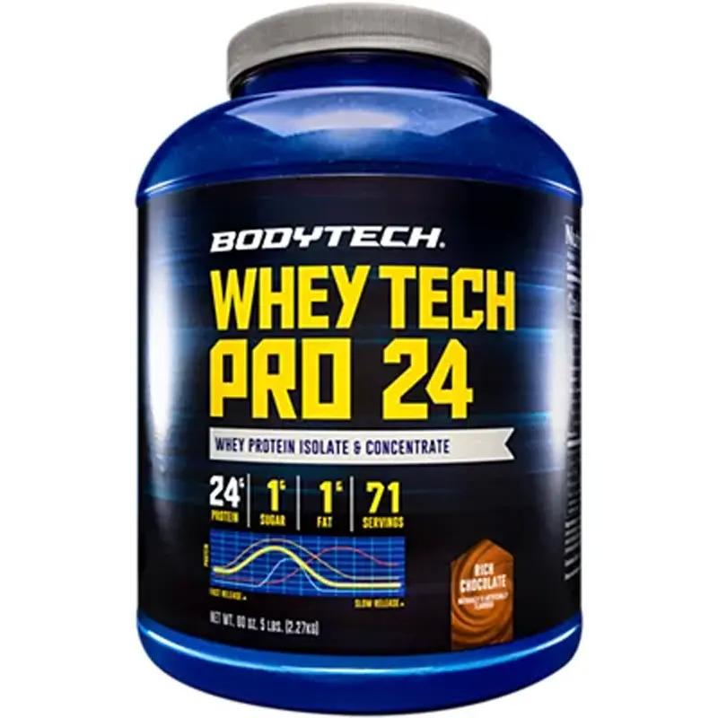 Whey Tech Pro 24 Whey Protein Isolate and Concentrate Powder for $24.99 Shipped