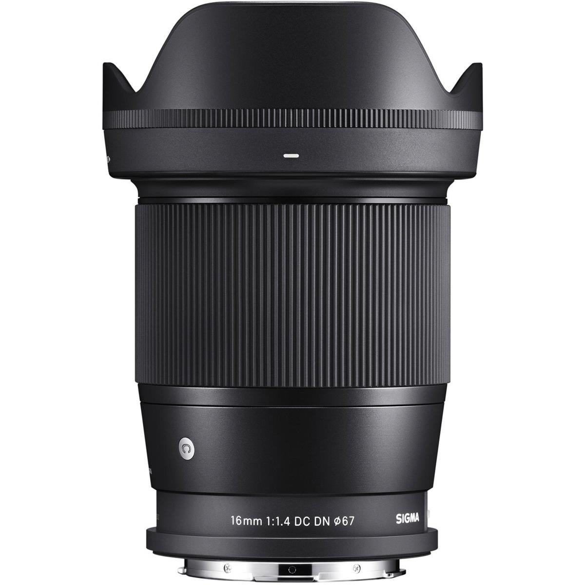 Sigma 16mm f1.4 DC DN Canon EF-M or Leica L Contemporary Lens for $299 Shipped