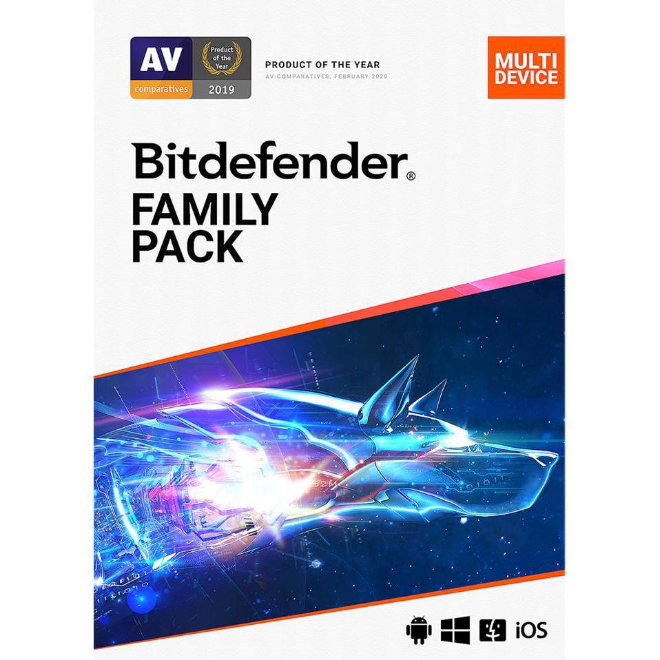 2 Years Bitdefender Family Pack 2022 Security Software for $32.99 Shipped