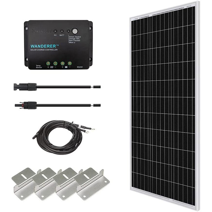 12V 100W Efficiency Solar Panel Monocrystalline Module PV Charger for $65.17 Shipped