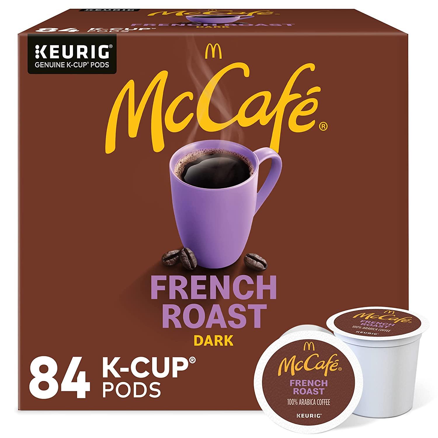 84 McCafe French Roast K-Cup Coffee Pods for $24.61 Shipped