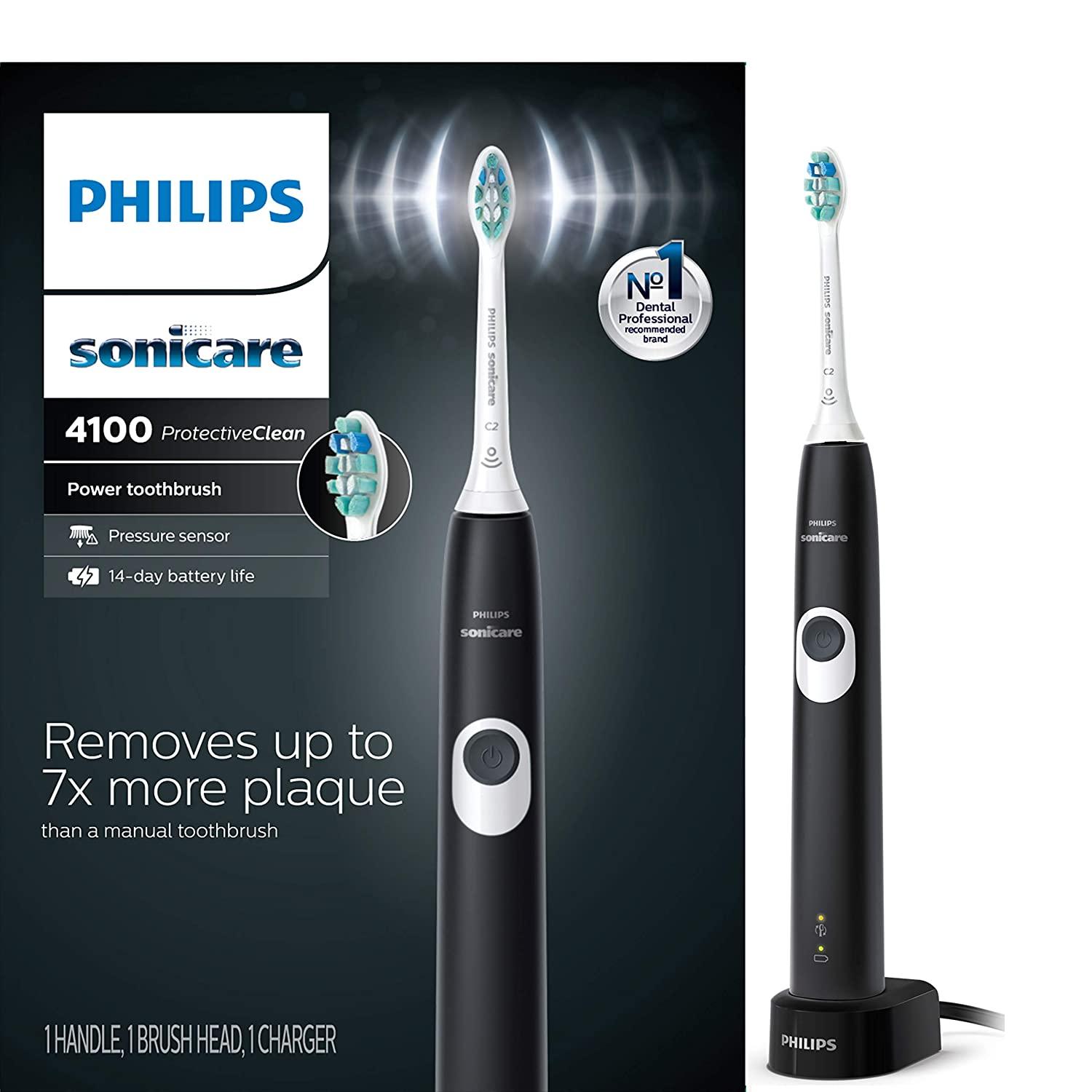 Philips Sonicare Protective Clean 4100 Black Electric Toothbrush for $26.99