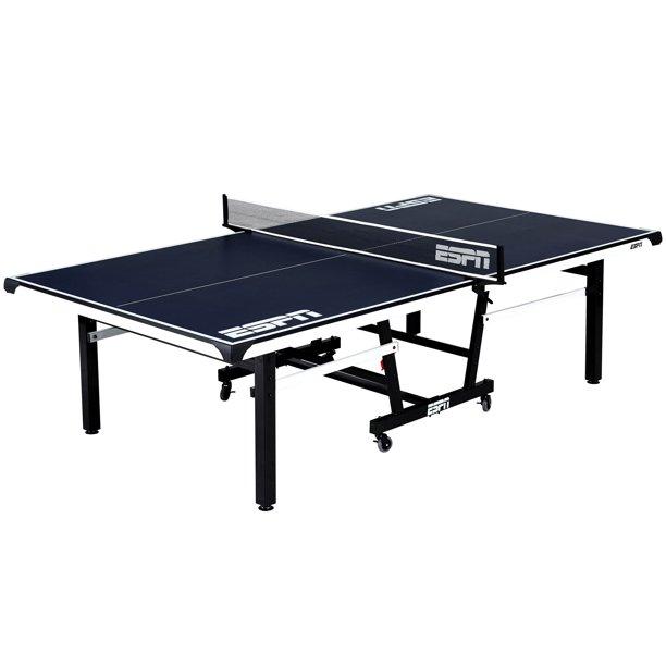 ESPN Official Size 9x5 18mm 2-Piece Table Tennis Table for $191 Shipped