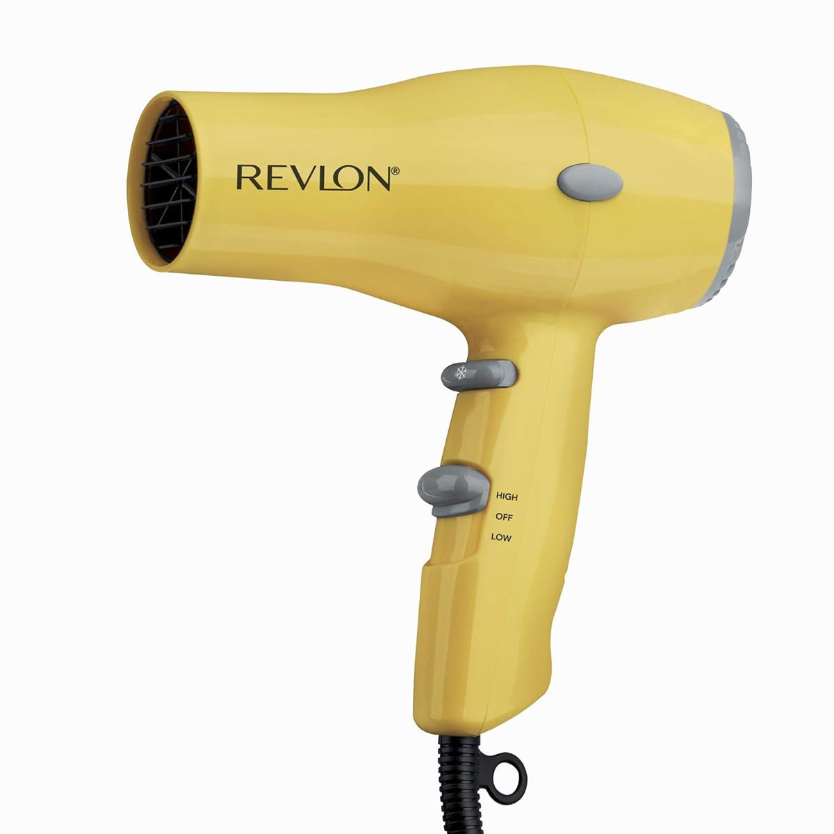 Revlon 1875W Lightweight Compact Travel Hair Dryer for $7.99