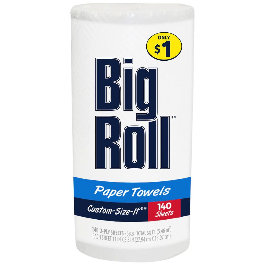 140-Sheet Big Roll Paper Towel Roll for $0.69 Shipped