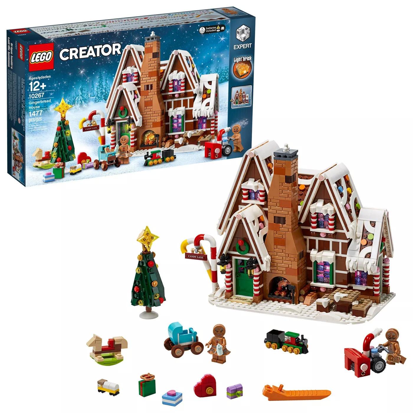 1477-Piece LEGO Creator Expert Gingerbread House Building Kit for $99.99 Shipped