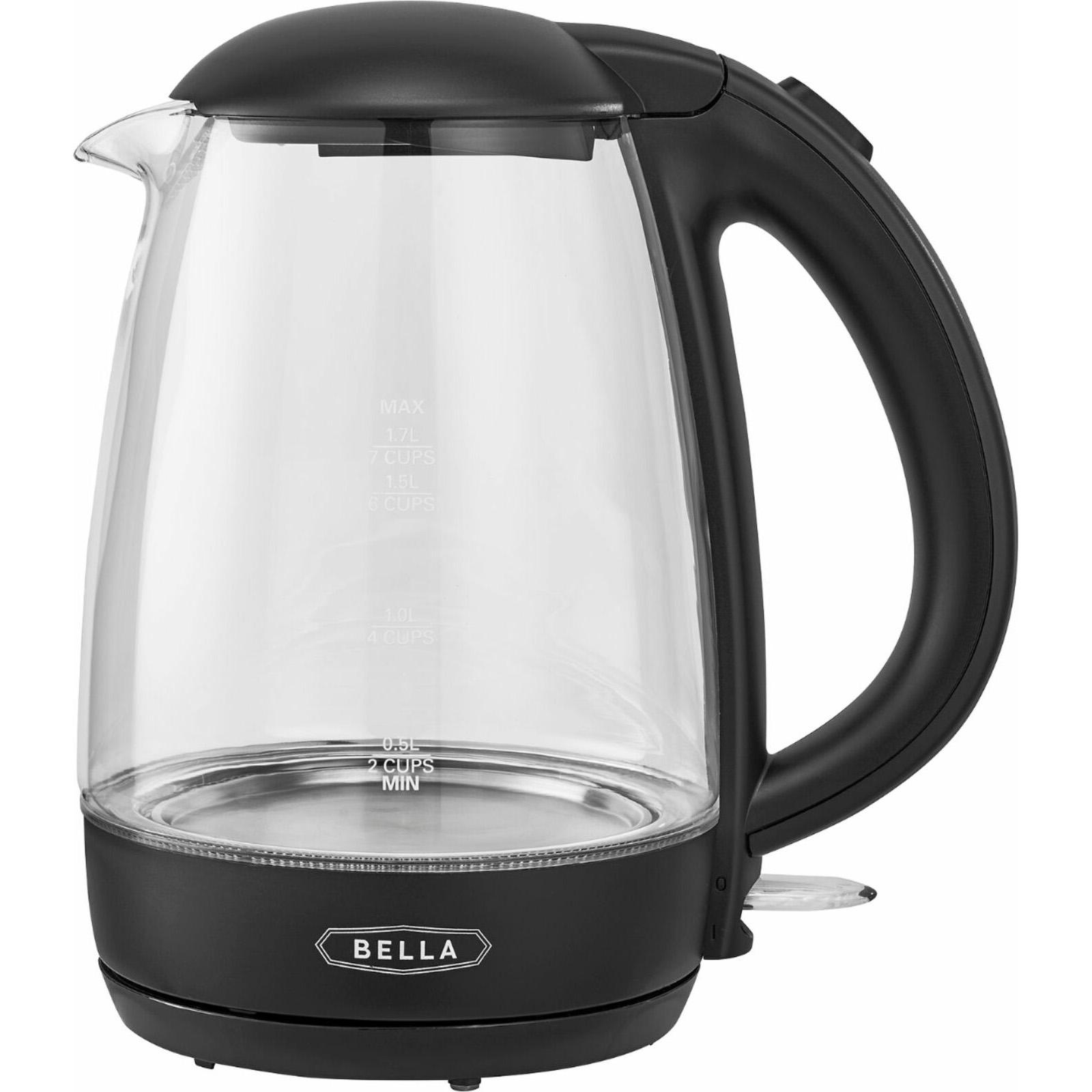 Bella 1.7L Illuminated Electric Water Heater Glass Kettle for $11.98 Shipped