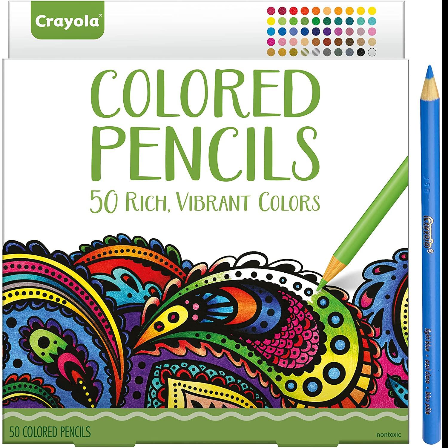 50 Crayola Colored Pencils for $8.49