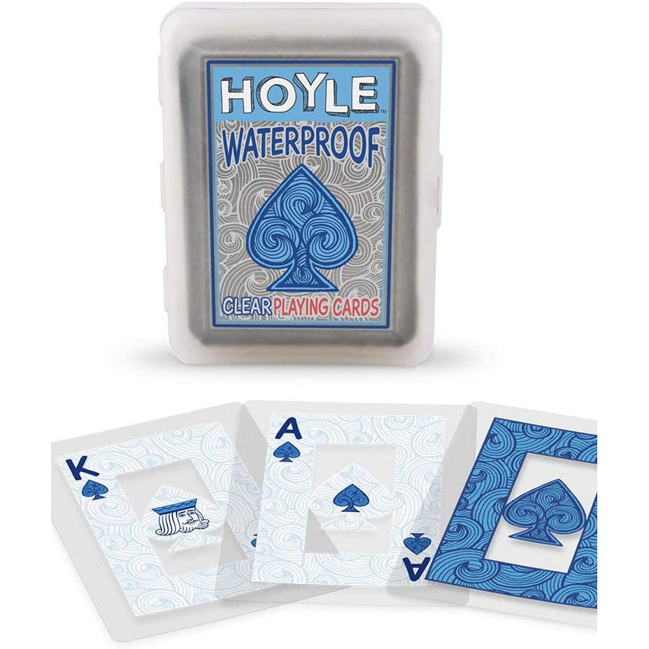 Hoyle Waterproof Clear Playing Cards for $4.88