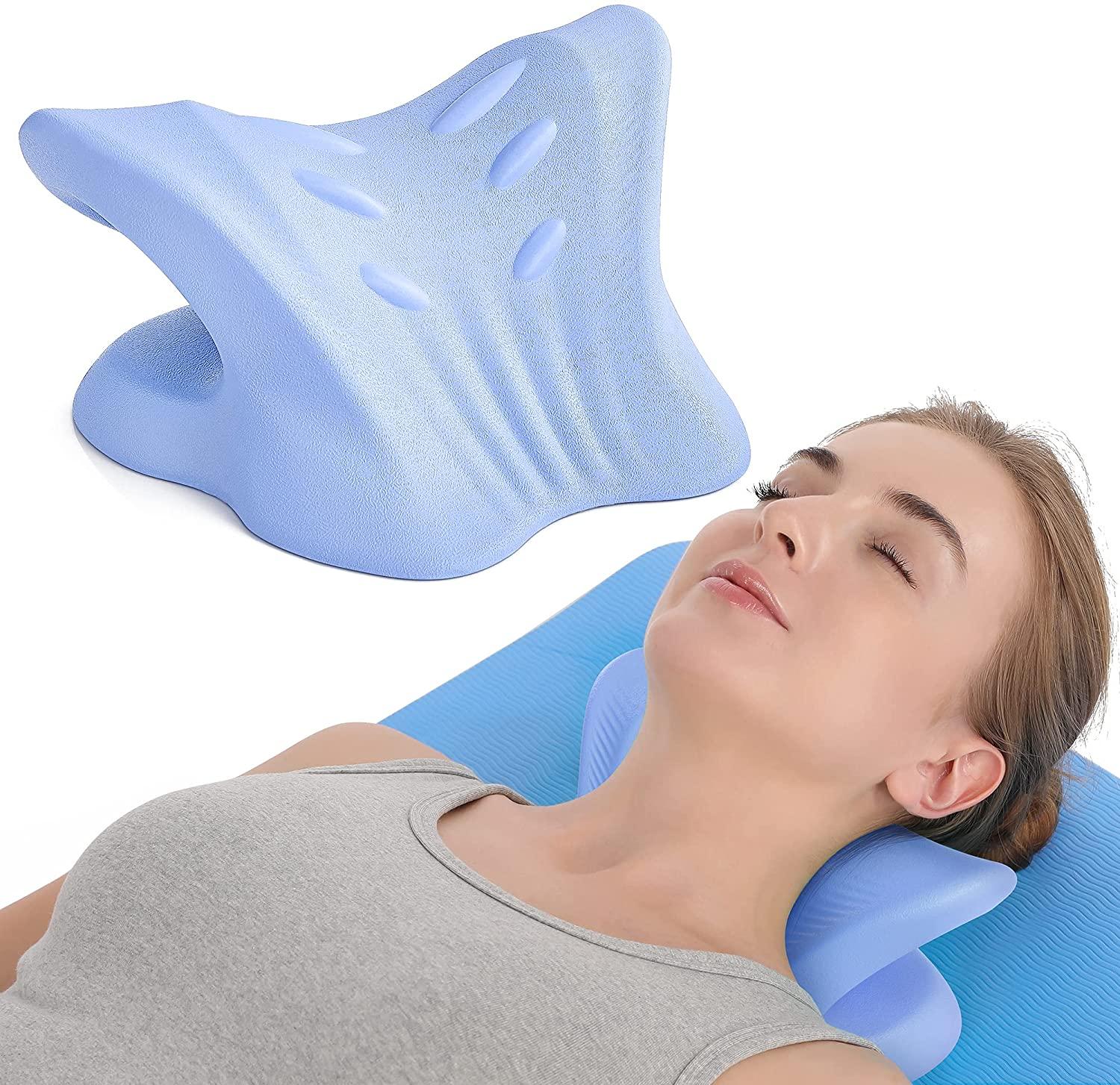 Nano Shield Cervical Neck Traction Memory Foam Pillow for $8.49