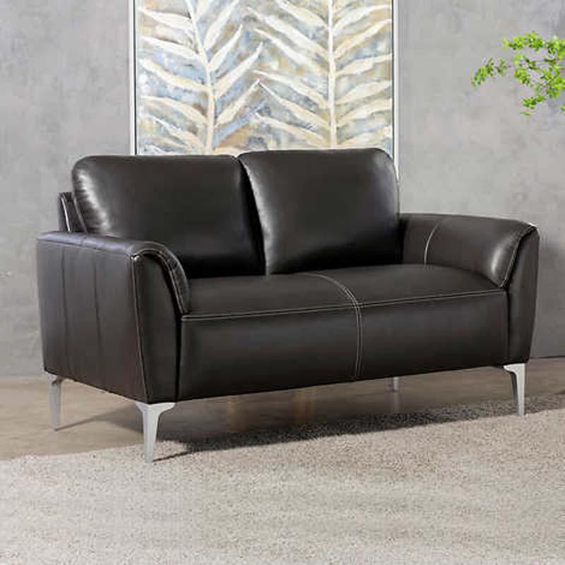 Jordane Leather Loveseat for $599.99 Shipped